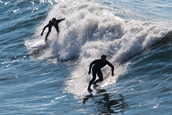 Riding waves